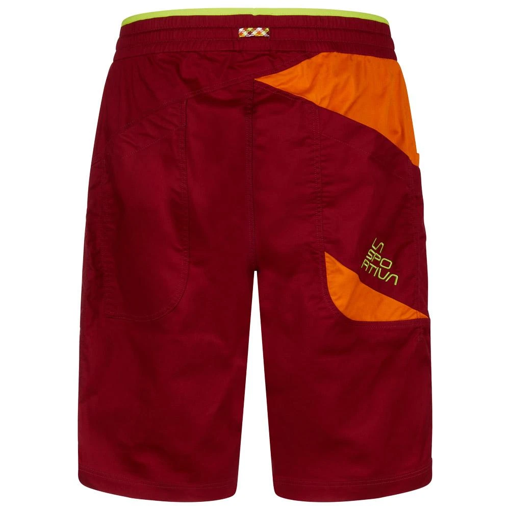 Short D’escalade La Sportiva Bleauser Short M Sangria Hawaiian Sun 4 Short D’escalade La Sportiva Bleauser Short M Sangria Hawaiian Sun – Image 2