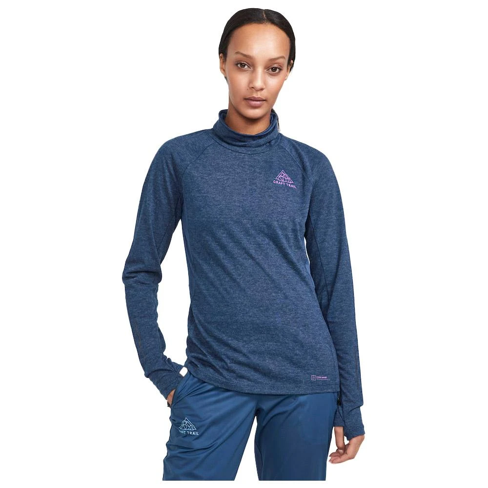Tee-shirt De Trail Craft ADV Subz Wool LS Tee 2 Women Tide 5 Tee-shirt De Trail Craft ADV Subz Wool LS Tee 2 Women Tide – Image 3