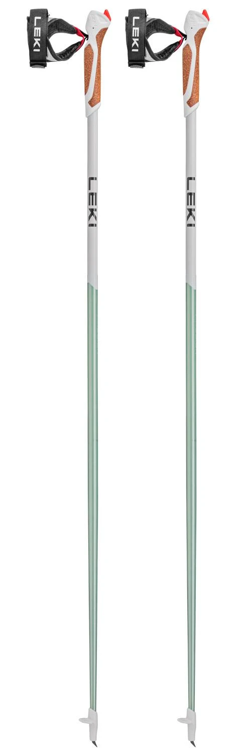 Bâton Leki Passion Smoke Green White Dark Anthracite 3 Bâton Leki Passion Smoke Green White Dark Anthracite