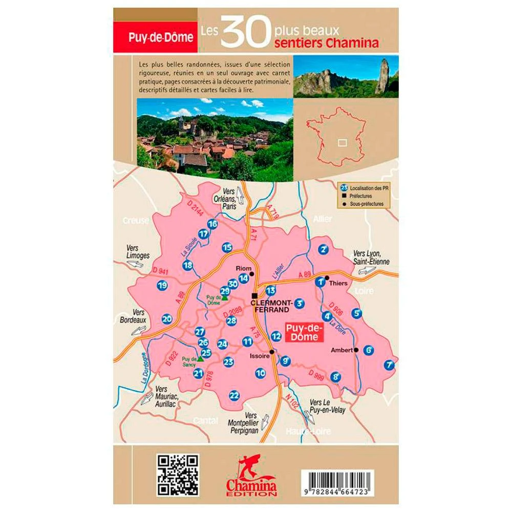 Guide Chamina Edition Puy-De-Dome - Les 30 Plus Beaux Sentiers 4 Guide Chamina Edition Puy-De-Dome - Les 30 Plus Beaux Sentiers – Image 2