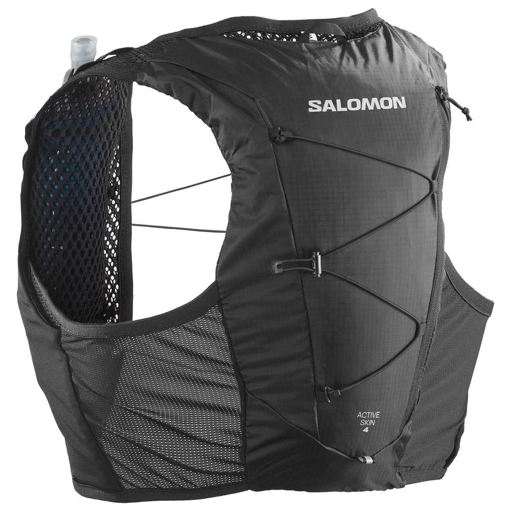 Gilet Trail Salomon Active Skin 4 With Flask Black Black 4 Gilet Trail Salomon Active Skin 4 With Flask Black Black – Image 2