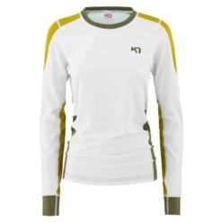 Tee-shirt De Rando Kari Traa Sanne Hiking LS Bwhite