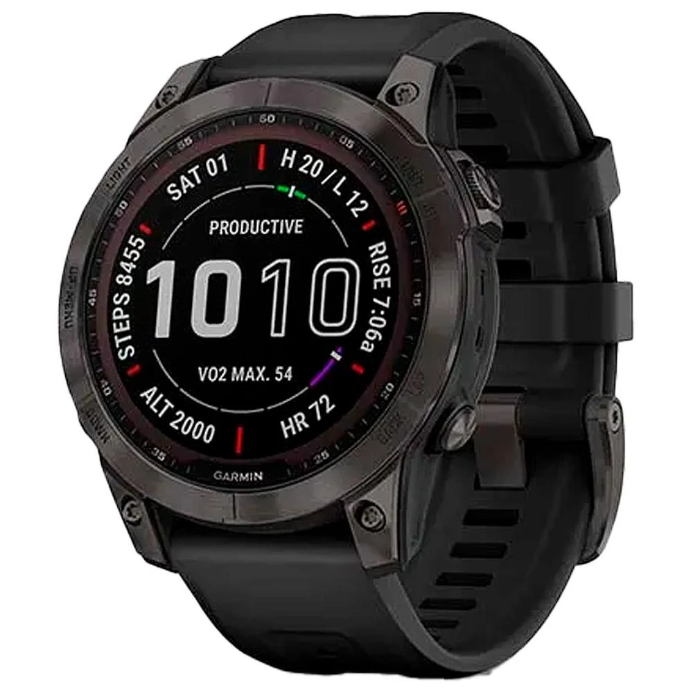 Montres GPS Garmin Fenix 7 Sapphire Solar Edition Carbon Gray Black 3 Montres GPS Garmin Fenix 7 Sapphire Solar Edition Carbon Gray Black