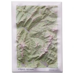 Carte 3D Deniveles La Tournette & Mont Charvin