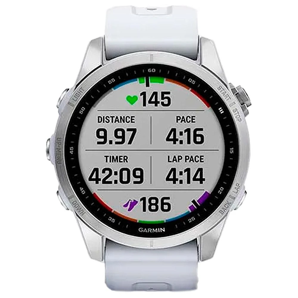 Montres GPS Garmin Fenix 7S White Testone Band 6 Montres GPS Garmin Fenix 7S White Testone Band – Image 4