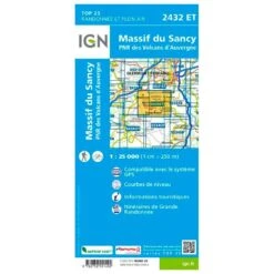 Carte IGN 2432ET Massif Du Sancy, PNR Des Volcans D'Auvergne -Plein Air Sports Équipements Magasin 44212d99019c03686cceba958c36185bdd58df57 H230IGNBIV348361 0IGN0211222 2