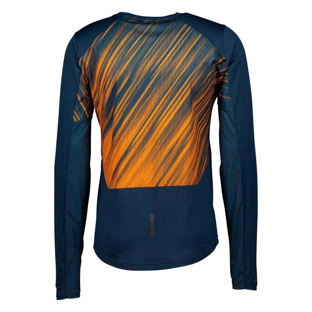 Tee-shirt De Trail Scott Trail Run L/S Men's Midnight Blue/Cooper Orange 4 Tee-shirt De Trail Scott Trail Run L/S Men's Midnight Blue/Cooper Orange – Image 2