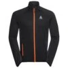 Veste De Trail Odlo Zeroweight Logic Black Exuberant Orange