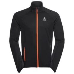 Veste De Trail Odlo Zeroweight Logic Black Exuberant Orange