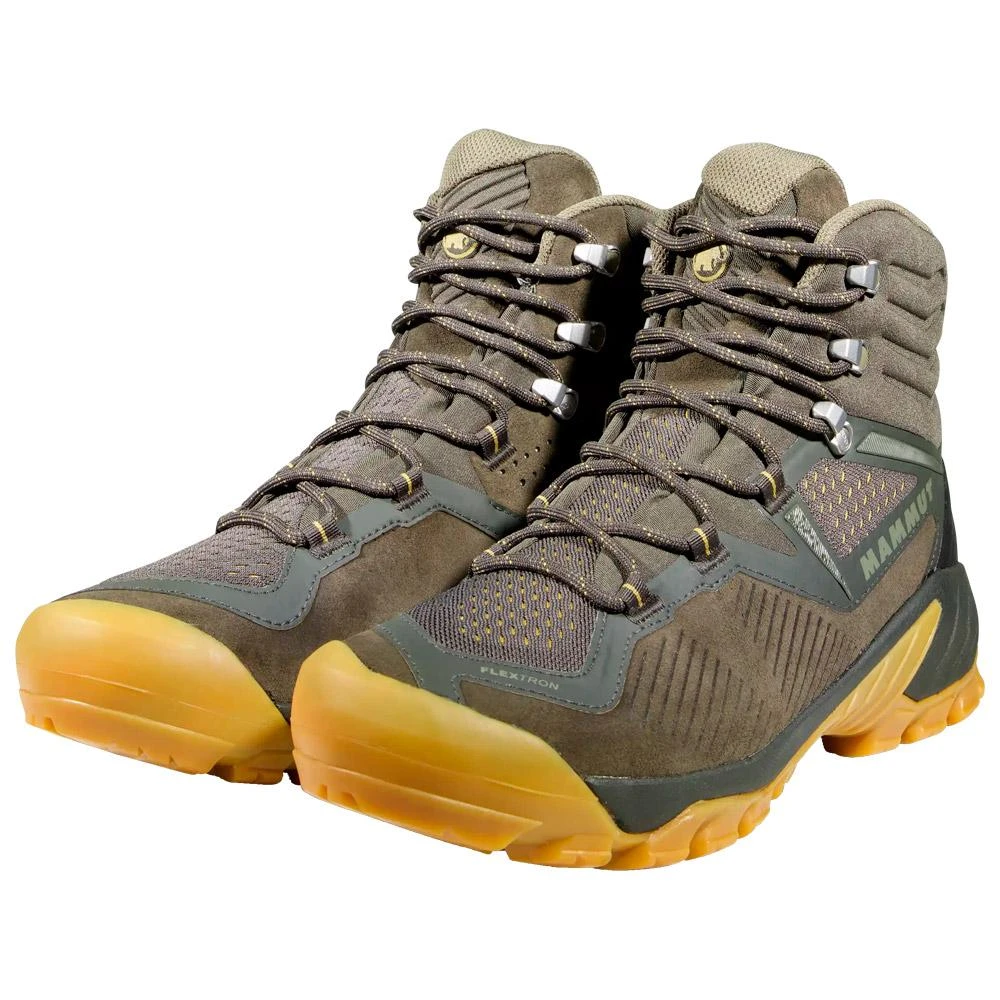 Chaussures De Randonnée Mammut Sapuen High Gtx Women Dark Tin-amber Green 5 Chaussures De Randonnée Mammut Sapuen High Gtx Women Dark Tin-amber Green – Image 3