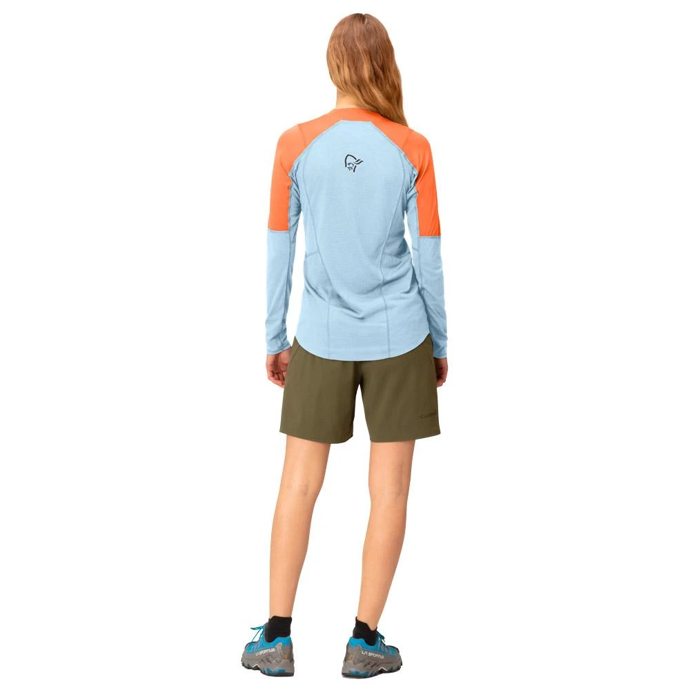 Tee-shirt De Trail Norrona Senja Equaliser Lightweight Long Sleeve W's Flamingo 10 Tee-shirt De Trail Norrona Senja Equaliser Lightweight Long Sleeve W's Flamingo – Image 8