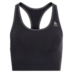 Brassière Odlo Seamless Medium Ceramicool Sports Bra Black Melange