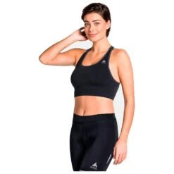 Brassière Odlo Seamless Medium Ceramicool Sports Bra Black Melange -Plein Air Sports Équipements Magasin 661817d1f3ef0ac5345df588f12f67ac468913e2 E22ODLOTTH1196180 4