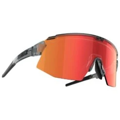 Lunettes De Soleil Bliz Breeze Transparent Dark Grey Brown Red Multi + Orange