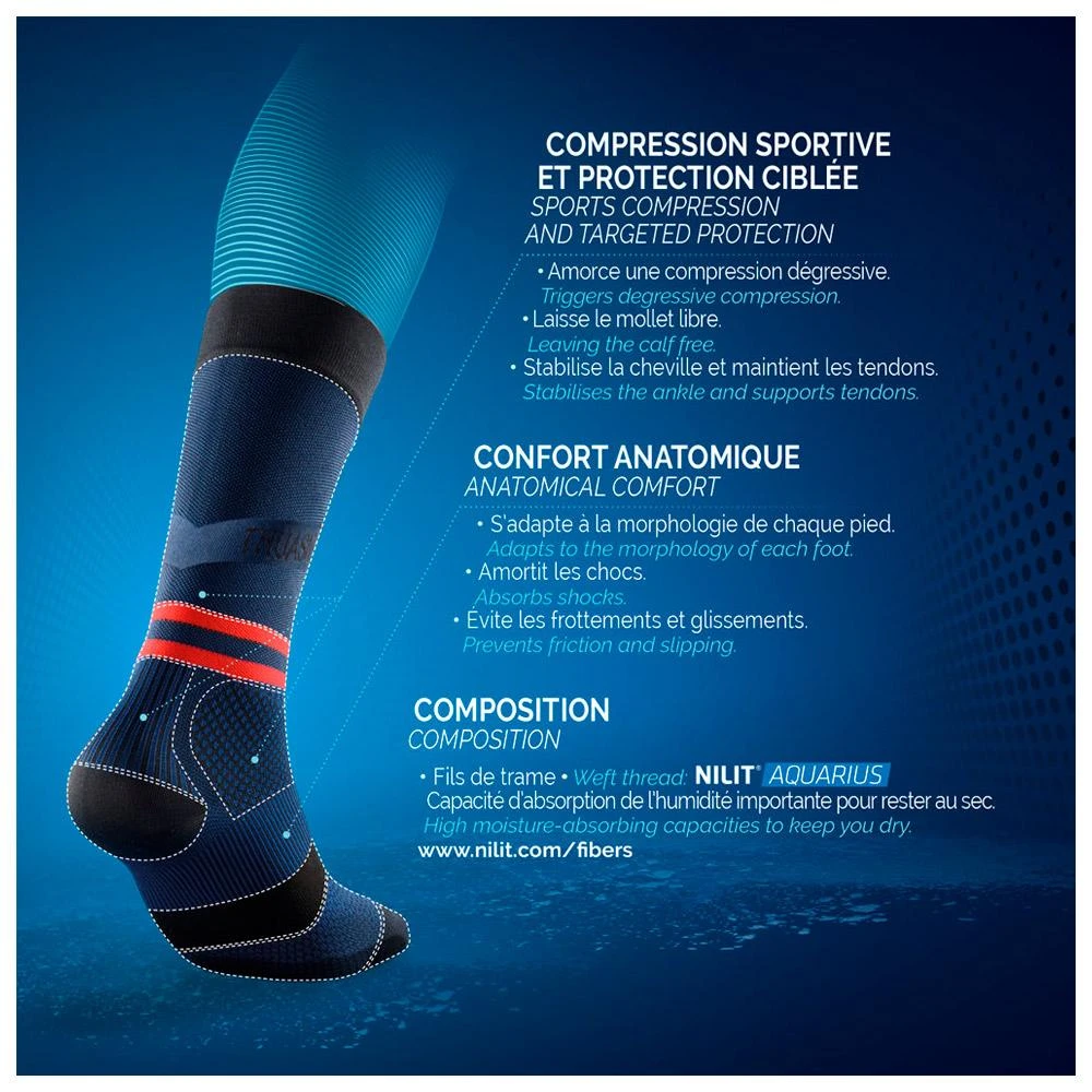 Chaussettes De Compression Thuasne Mi-Mollet Up Activ 5 Chaussettes De Compression Thuasne Mi-Mollet Up Activ – Image 3