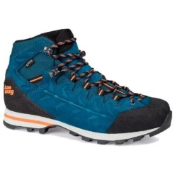 Chaussures De Trek Et Montagne Hanwag Makra Light Gtx Seablue Orange