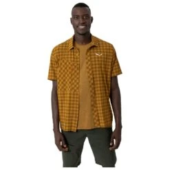 Chemise De Rando Salewa Puez Dry M S/S Shirt Golden Brown -Plein Air Sports Équipements Magasin 7f32e5207a1d47fa51c7d03fbb4565d22d5afae5 E23SALETTH3363331 7