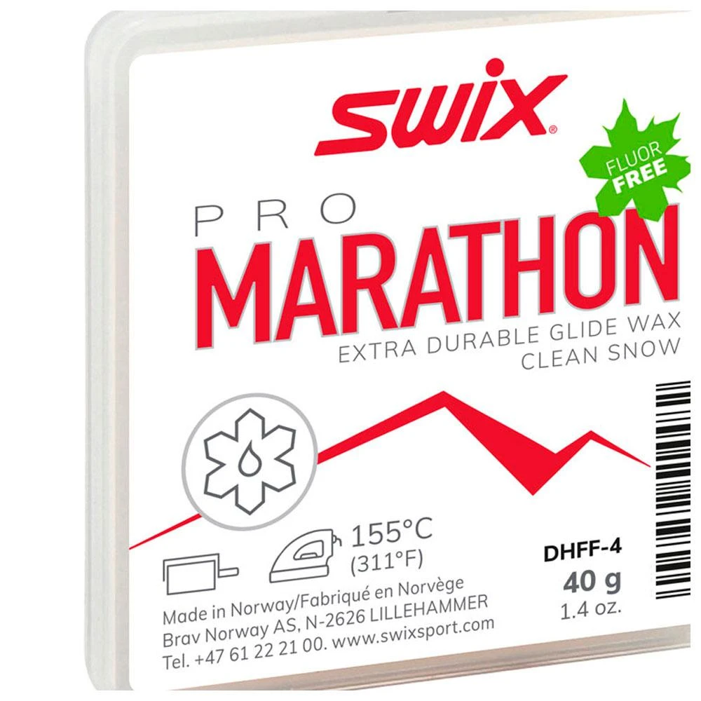 Fart Swix Marathon White Fluor Free 40g 4 Fart Swix Marathon White Fluor Free 40g – Image 2