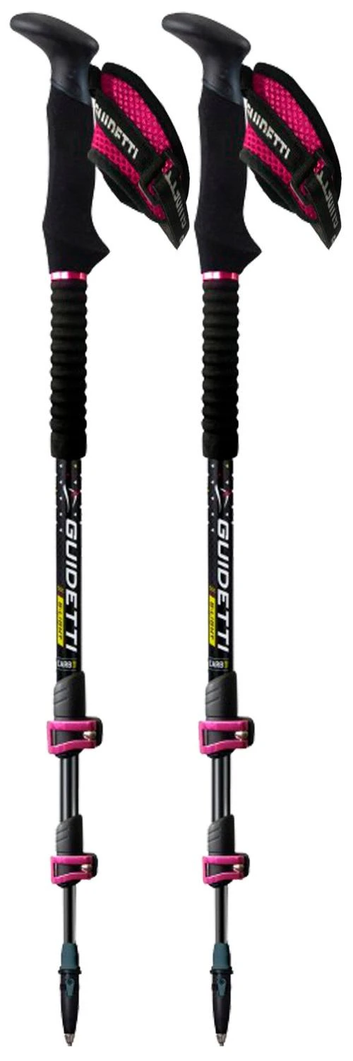 Bâton Guidetti B-Light Carbon/Alu W Rubis 125cm 3 Bâton Guidetti B-Light Carbon/Alu W Rubis 125cm