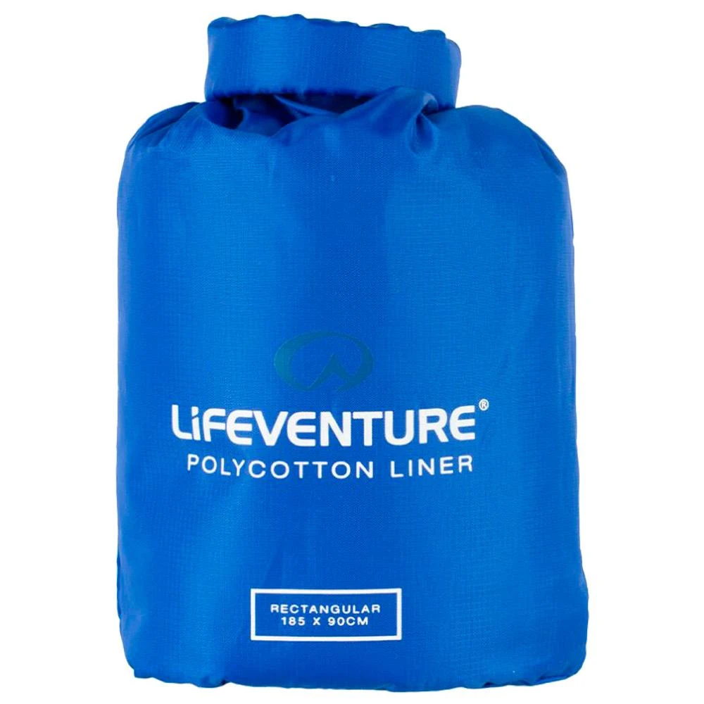 Drap De Sac Lifeventure Polycotton Sleeping Bag Liner Rectangular Navy Blue 4 Drap De Sac Lifeventure Polycotton Sleeping Bag Liner Rectangular Navy Blue – Image 2
