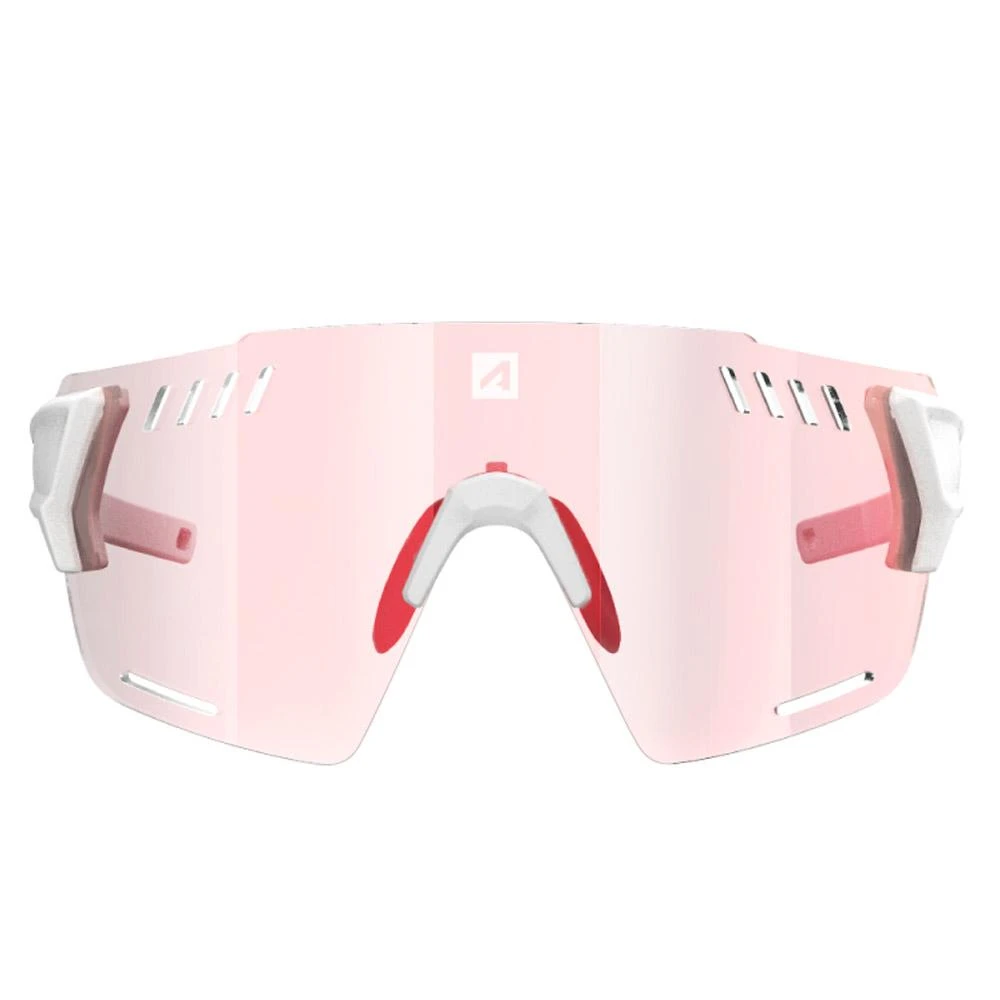 Lunettes De Soleil AZR Aspin Rx Blanche Mate Rouge Irisé 11 Lunettes De Soleil AZR Aspin Rx Blanche Mate Rouge Irisé – Image 9