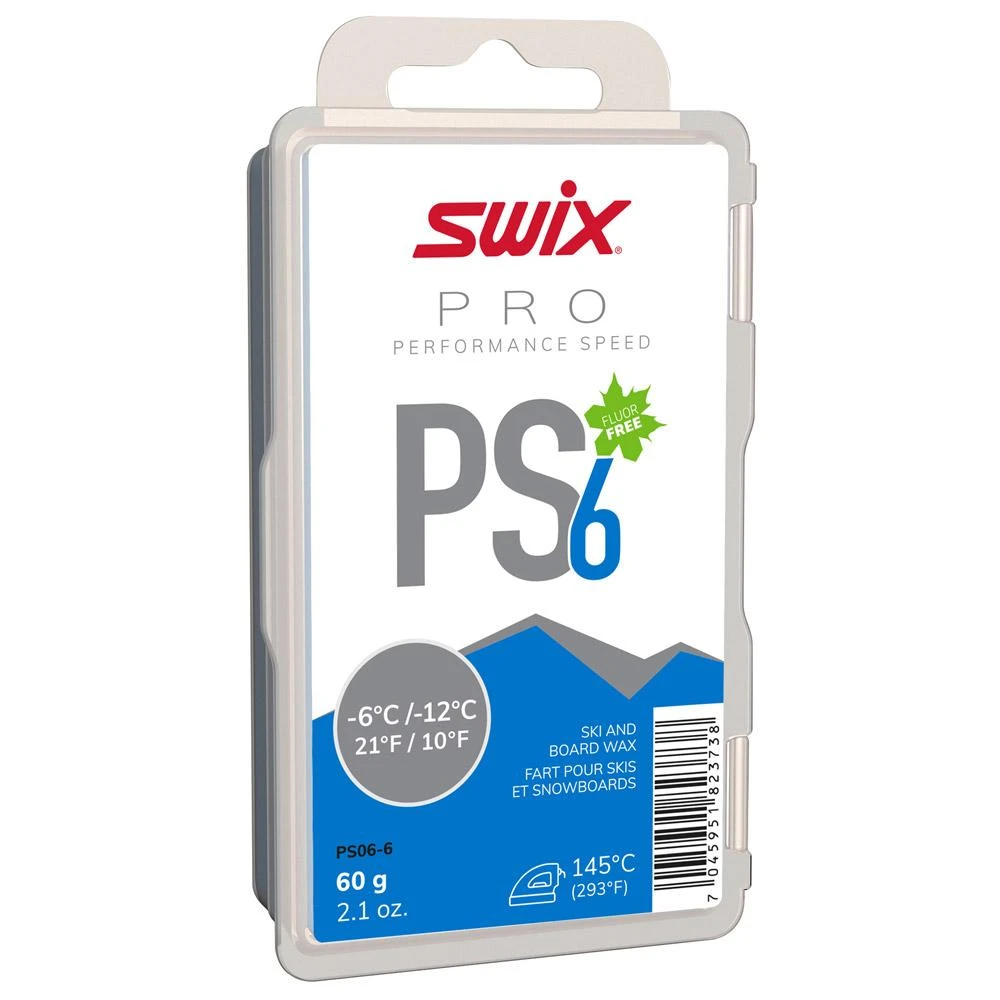 Fart Swix PS6 Blue -6°C/-12°C 60g 3 Fart Swix PS6 Blue -6°C/-12°C 60g