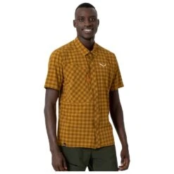 Chemise De Rando Salewa Puez Dry M S/S Shirt Golden Brown -Plein Air Sports Équipements Magasin 9680a2cad5974a0c1403878d39a27c63865ef9b8 E23SALETTH3363331 4
