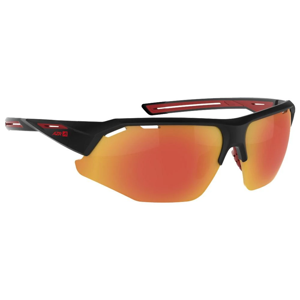 Lunettes De Soleil AZR Galibier Noire Mate Rouge Irise Rouge Photochromique 4 Lunettes De Soleil AZR Galibier Noire Mate Rouge Irise Rouge Photochromique – Image 2