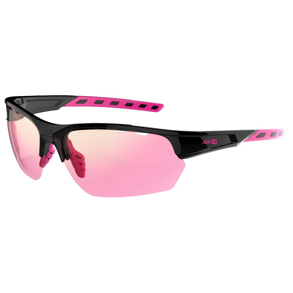 Lunettes De Soleil AZR Izoard Noire Vernie Irise Rose Photochromique 8 Lunettes De Soleil AZR Izoard Noire Vernie Irise Rose Photochromique – Image 6