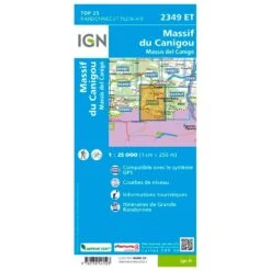Carte IGN 2349ET Massif Du Canigou -Plein Air Sports Équipements Magasin 9d35cb0b750172bd35158c44151df654a8bb3629 H230IGNBIV349067 0IGN0210861 2