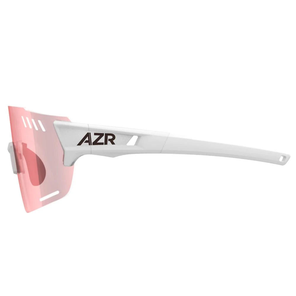 Lunettes De Soleil AZR Aspin Rx Blanche Mate Rouge Irisé 8 Lunettes De Soleil AZR Aspin Rx Blanche Mate Rouge Irisé – Image 6