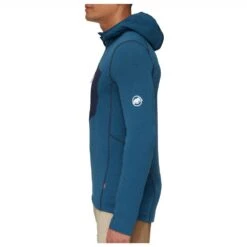 Veste D’alpinisme Mammut Aenergy Light ML Hooded Jkt Deep Ice Marine -Plein Air Sports Équipements Magasin a1a1752143293db23073c6c85786467e3ff70590 E23MAMMTTH3376768 3