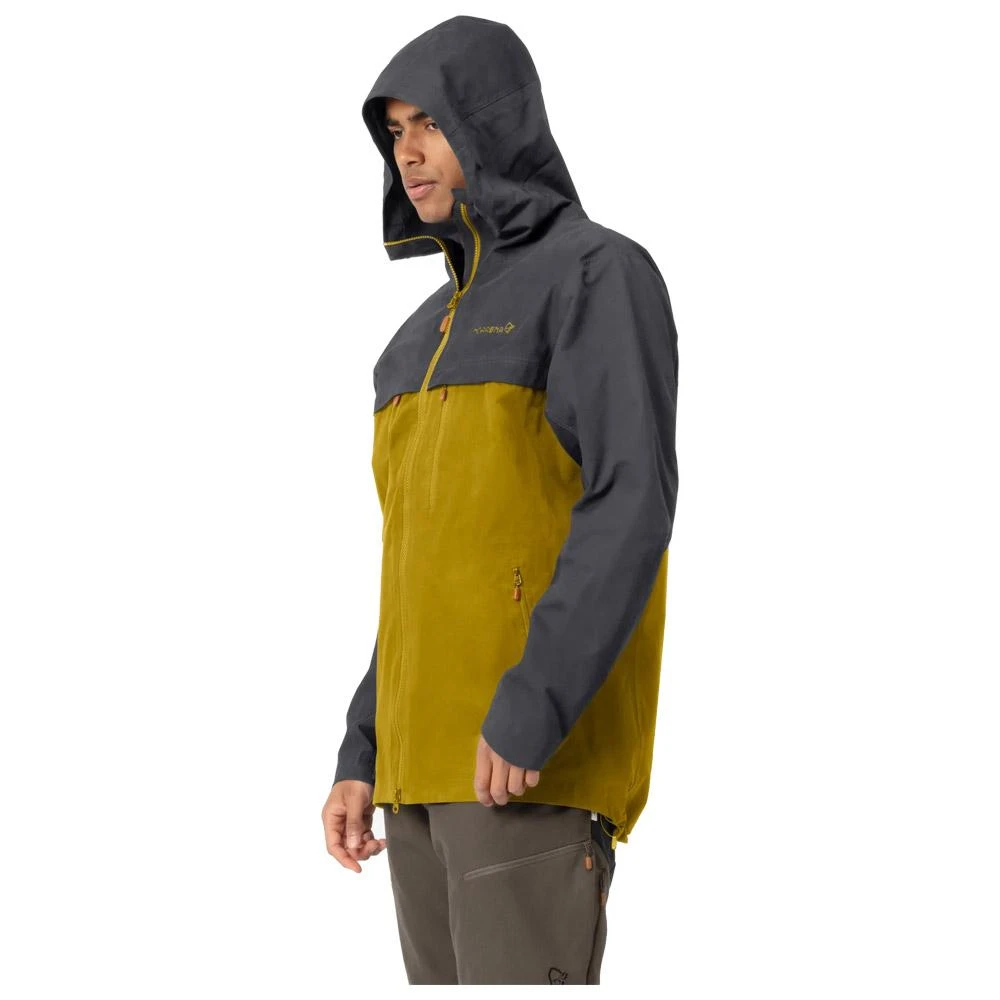 Veste Technique Norrona Svalbard Cotton Jkt M's Slate Grey/Golden Palm 6 Veste Technique Norrona Svalbard Cotton Jkt M's Slate Grey/Golden Palm – Image 4