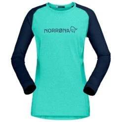 Maillot VTT Norrona Fjørå Equaliser Lightweight LS W's Arcadia Indigo Night