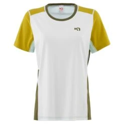 Tee-shirt De Rando Kari Traa Sanne Hiking Tee Bwhite