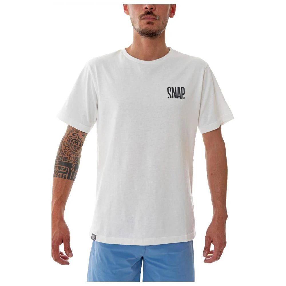 Tee-shirt D’escalade Snap Men's Classic Hemp T-Shirt White 5 Tee-shirt D’escalade Snap Men's Classic Hemp T-Shirt White – Image 3