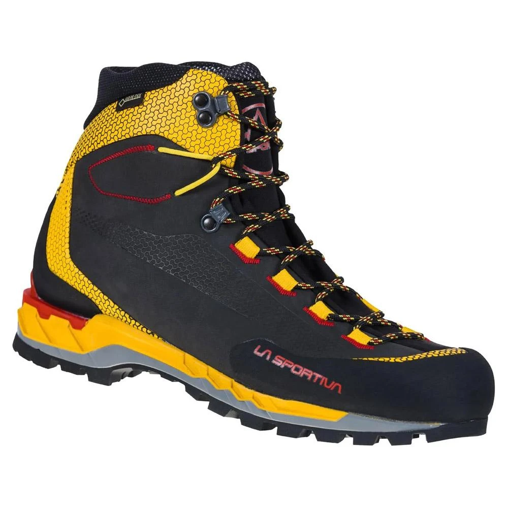 Chaussures D'alpinisme La Sportiva Trango Tech Leather Gtx Black Yellow 3 Chaussures D'alpinisme La Sportiva Trango Tech Leather Gtx Black Yellow