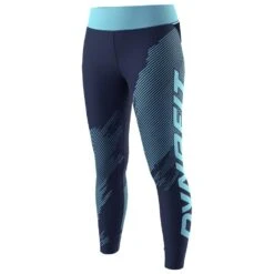 Collant De Trail Dynafit Ultra Graphic Tights W Blueberry Marine Blue