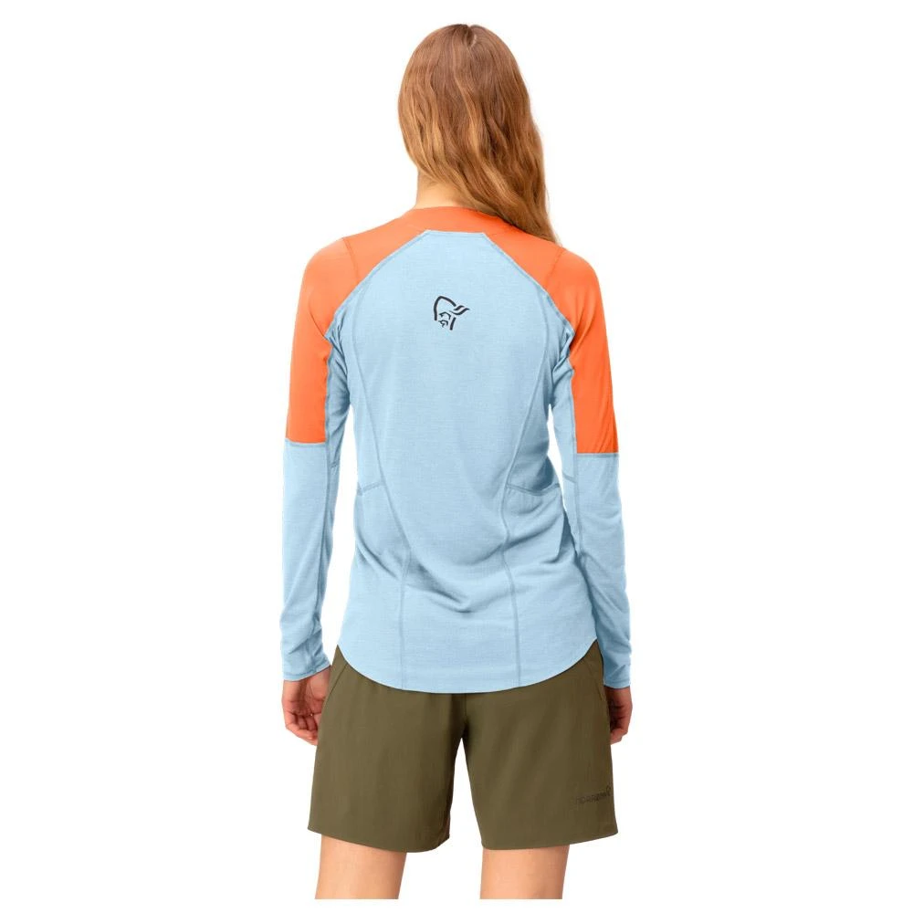 Tee-shirt De Trail Norrona Senja Equaliser Lightweight Long Sleeve W's Flamingo 8 Tee-shirt De Trail Norrona Senja Equaliser Lightweight Long Sleeve W's Flamingo – Image 6