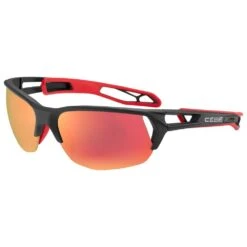 Cébé Lunettes De Soleil Cebe S'Track Ultimate M Black Red Matte Zone Grey Cat.3 Red + Zone Clear Cat.0