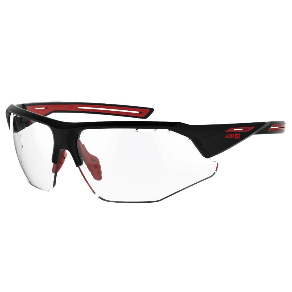 Lunettes De Soleil AZR Galibier Noire Mate Rouge Irise Rouge Photochromique 8 Lunettes De Soleil AZR Galibier Noire Mate Rouge Irise Rouge Photochromique – Image 6