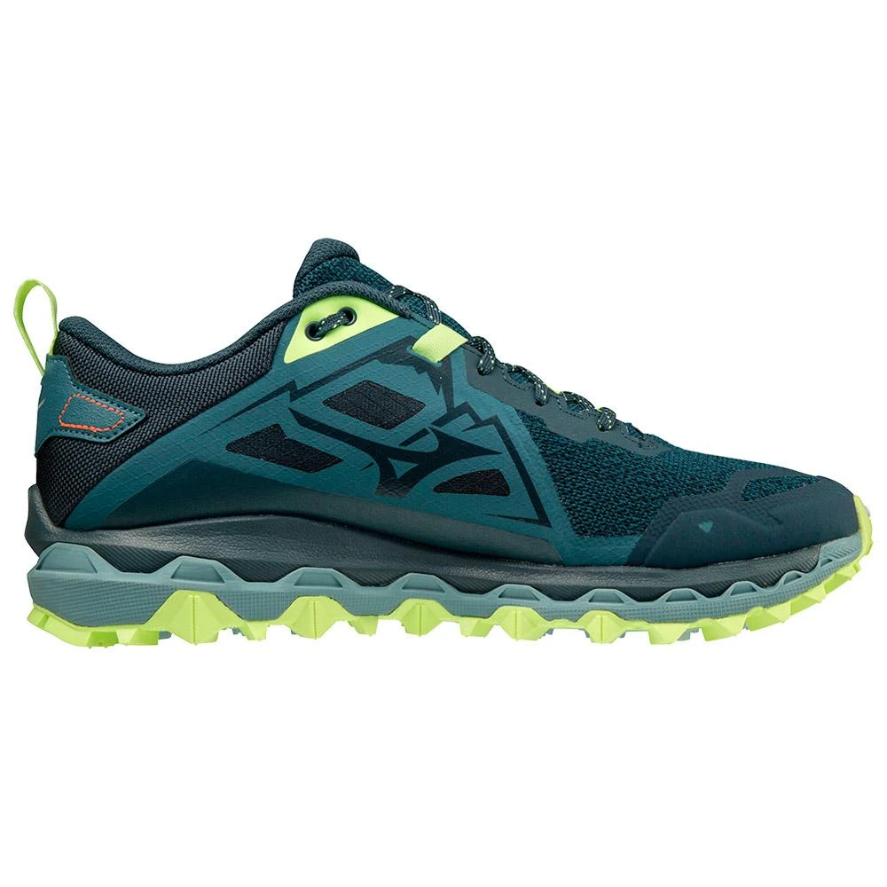 Chaussures De Trail Mizuno Wave Mujin 8 Tapestry Misty Blue Neo Lime 4 Chaussures De Trail Mizuno Wave Mujin 8 Tapestry Misty Blue Neo Lime – Image 2