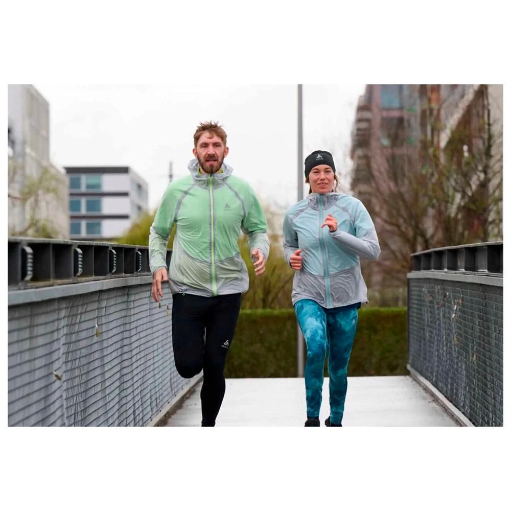 Veste De Trail Odlo Dual Dry Waterproof Insulated Odlo Silver Grey Lounge Lizard 16 Veste De Trail Odlo Dual Dry Waterproof Insulated Odlo Silver Grey Lounge Lizard – Image 14