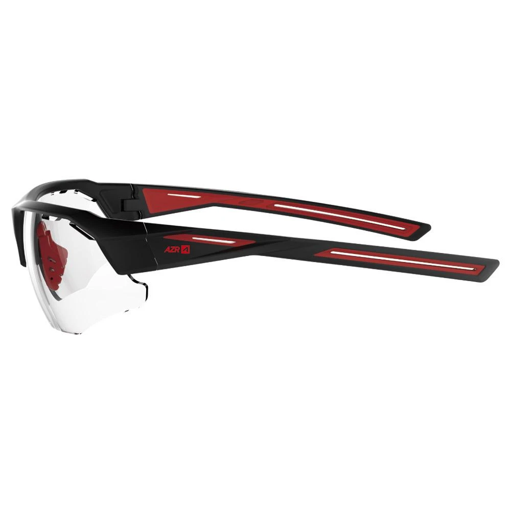 Lunettes De Soleil AZR Galibier Noire Mate Rouge Irise Rouge Photochromique 7 Lunettes De Soleil AZR Galibier Noire Mate Rouge Irise Rouge Photochromique – Image 5