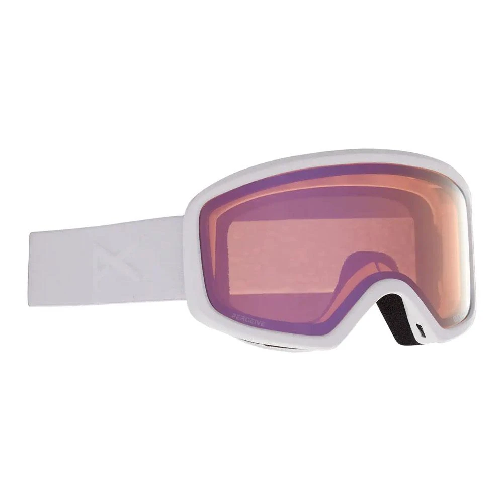 Masque De Ski Anon Deringer White Perceive Cloudy Pink + Amber 3 Masque De Ski Anon Deringer White Perceive Cloudy Pink + Amber