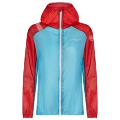 Veste De Trail La Sportiva Briza Windbreaker Jkt W Malibu Blue Hibiscus