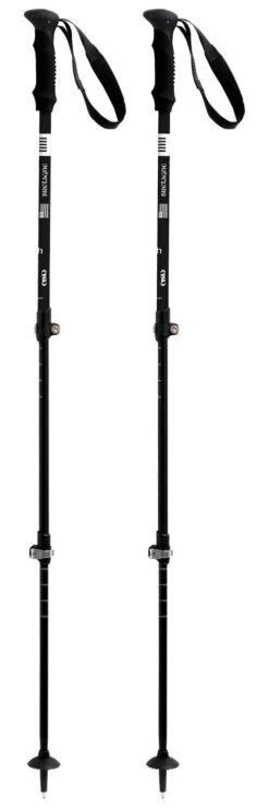 Bâton TSL Country Alu 3 Light Bretagne 63-135cm Black White