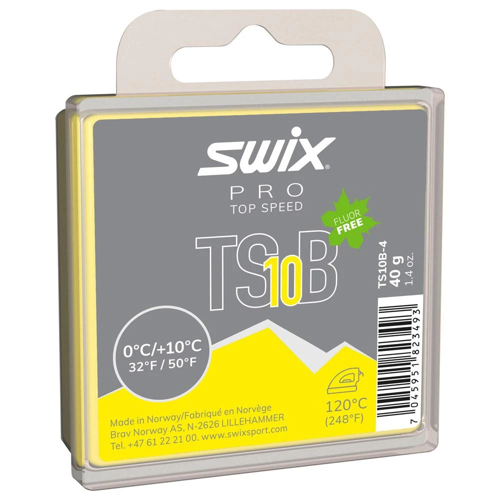 Fart Swix TS10 Black 0°C/+10°C 40g 3 Fart Swix TS10 Black 0°C/+10°C 40g