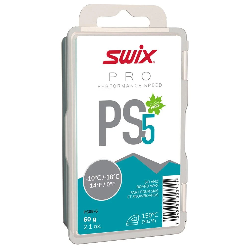 Fart Swix PS5 Turquoise -10°C/-18°C 60g 3 Fart Swix PS5 Turquoise -10°C/-18°C 60g