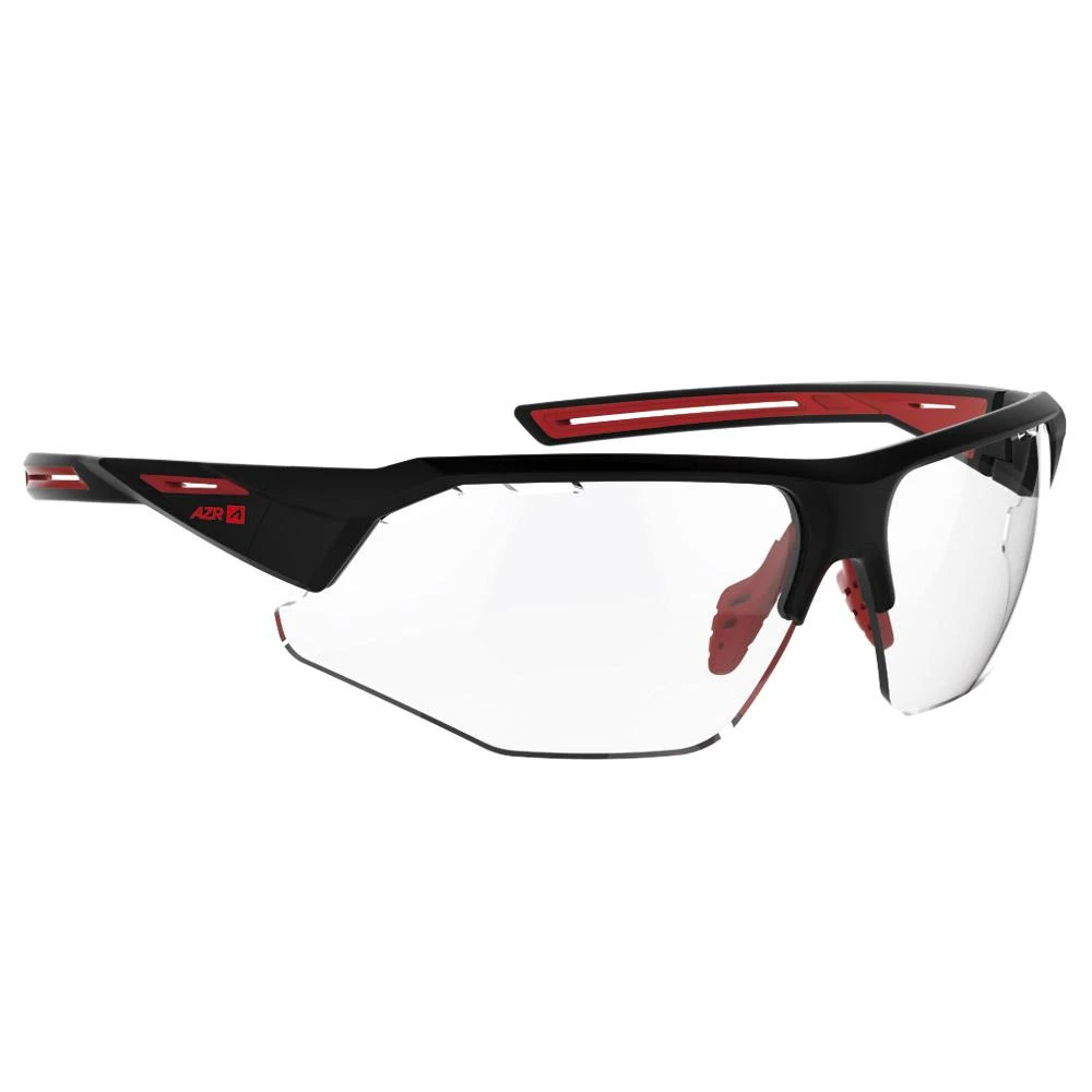 Lunettes De Soleil AZR Galibier Noire Mate Rouge Irise Rouge Photochromique 3 Lunettes De Soleil AZR Galibier Noire Mate Rouge Irise Rouge Photochromique
